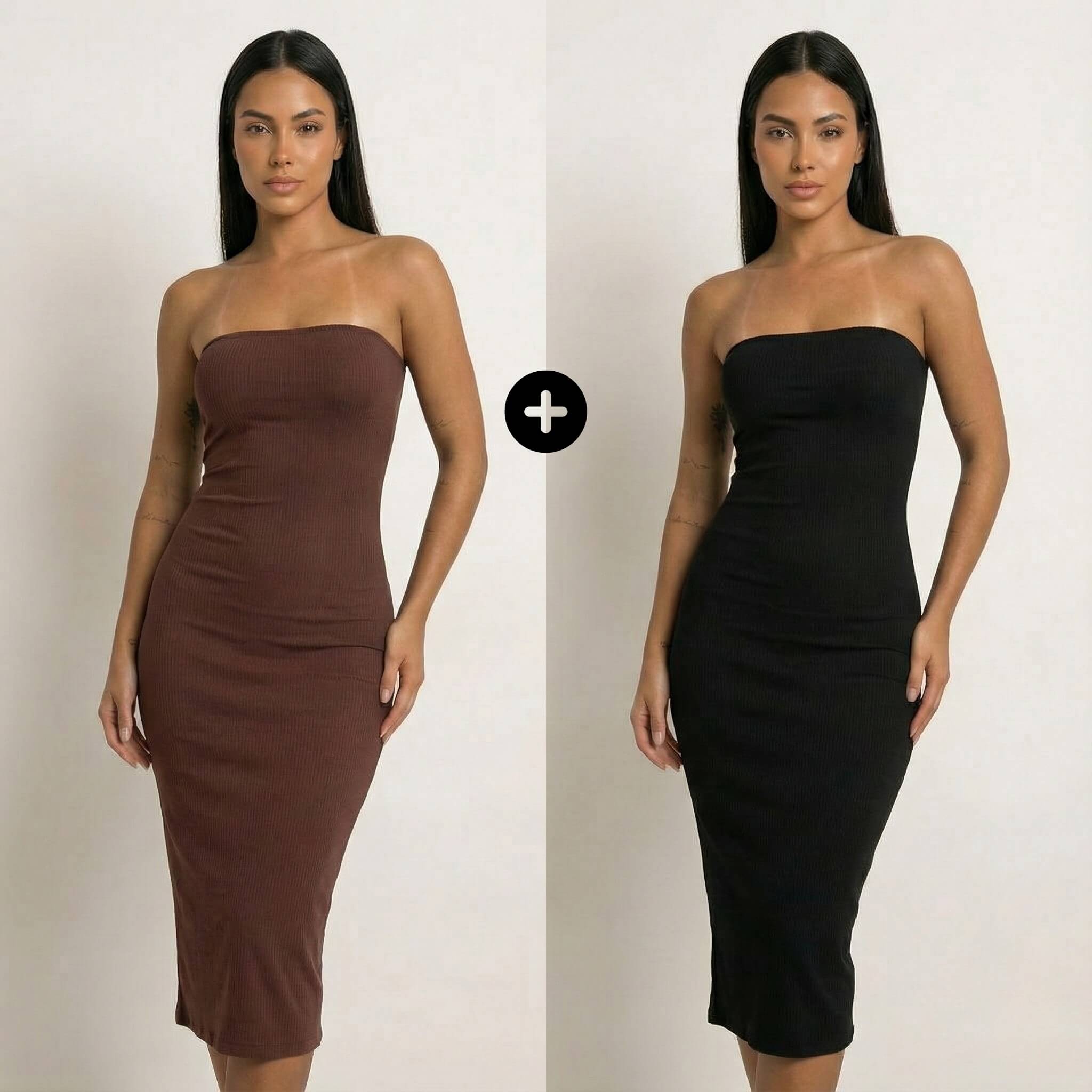 Vestido Midi Carmim - COMPRE 1 E LEVE 2