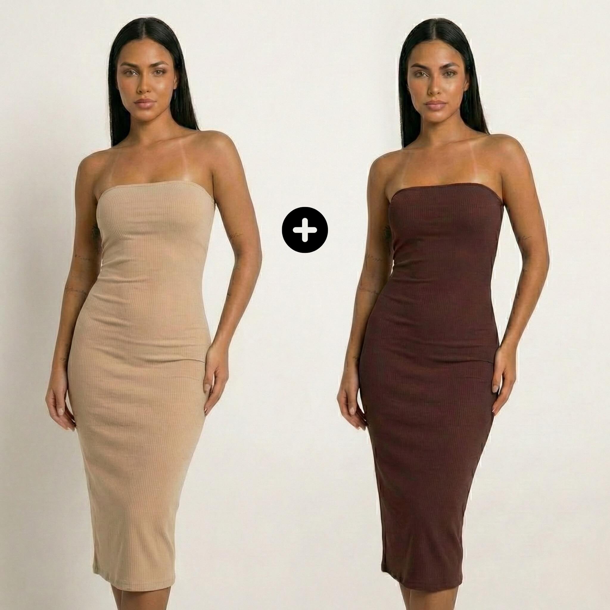 Vestido Midi Carmim - COMPRE 1 E LEVE 2