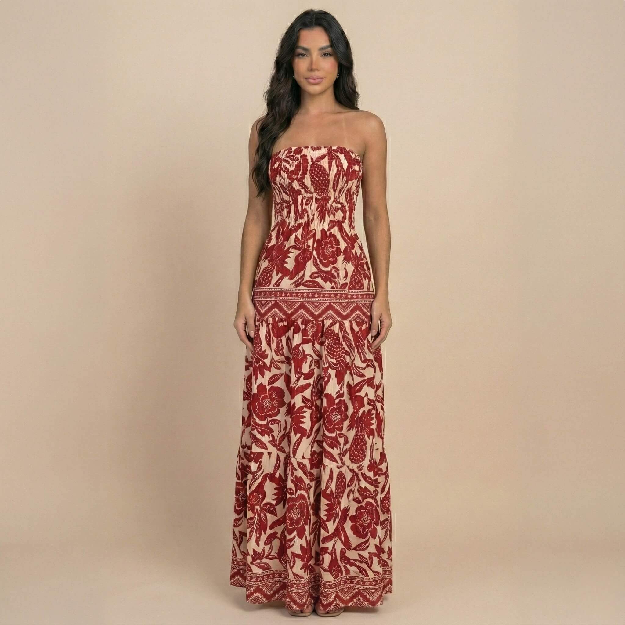 Vestido Florença Rubra