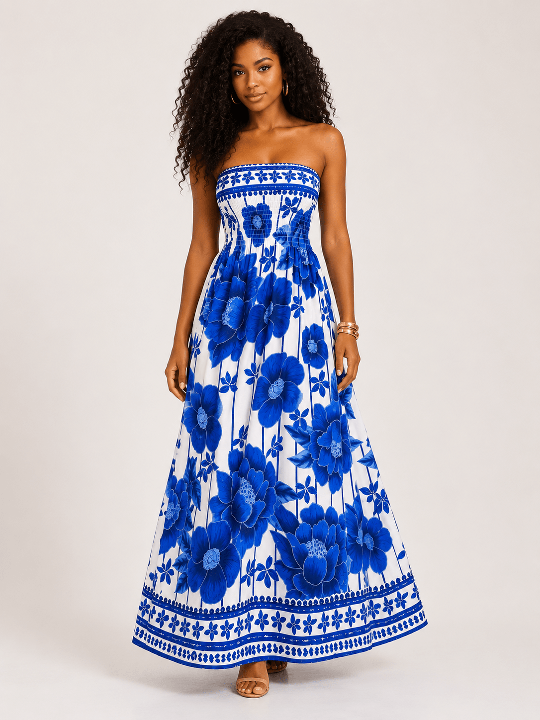 Vestido Royal Blue - MANUVIC
